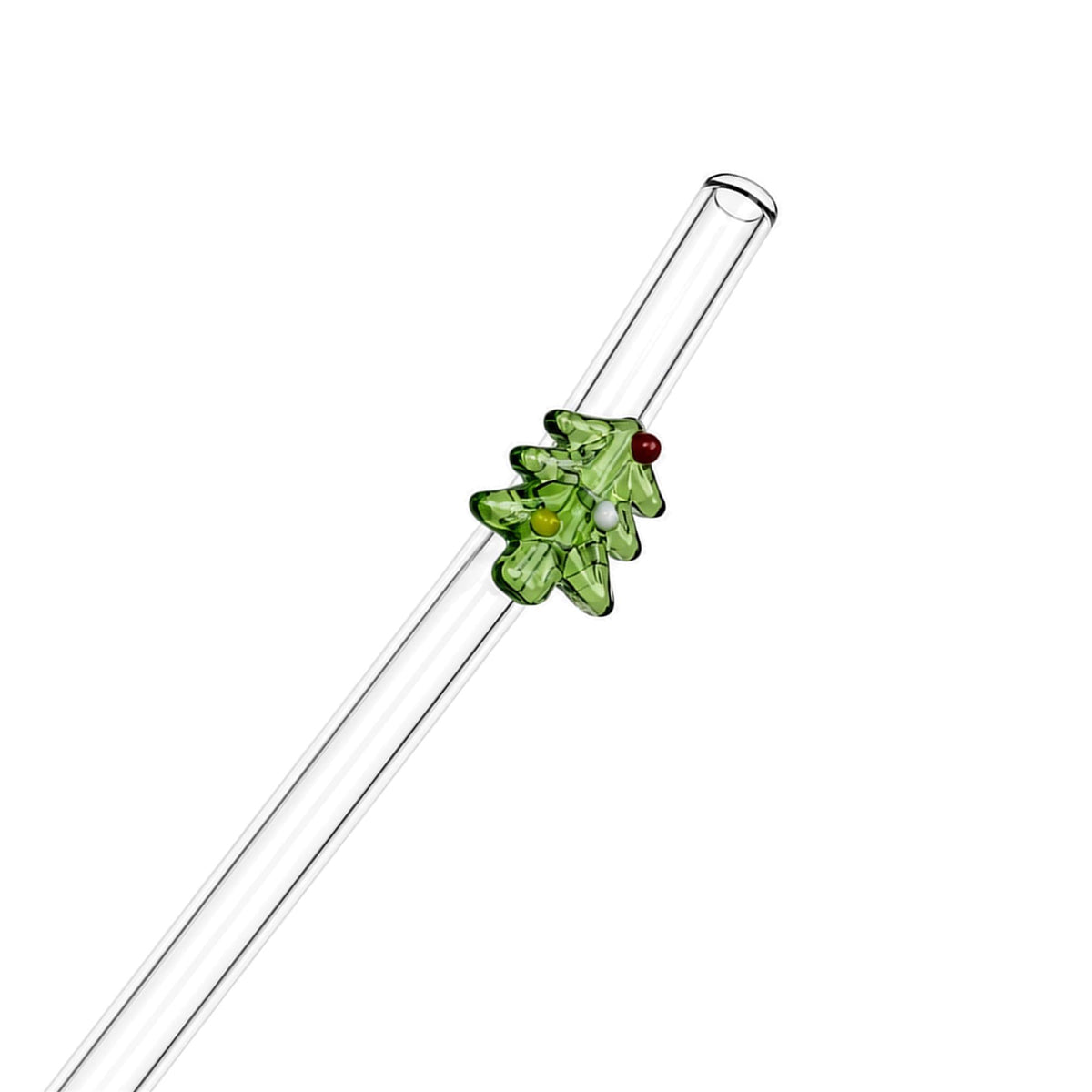Christmas Glass Straw