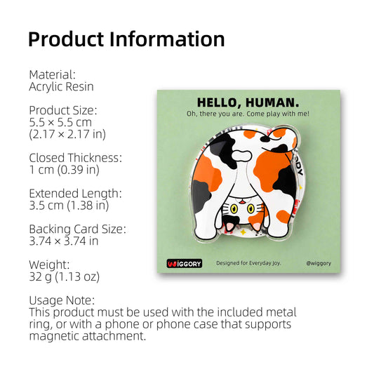 Calico Cat Magnetic Phone Stand