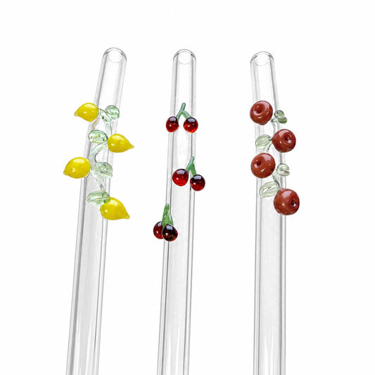 Fruit Glass Straw