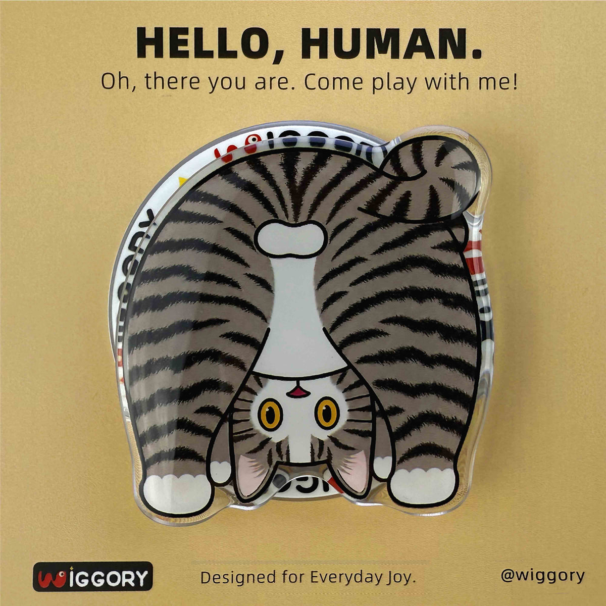 Tabby Cat Magnetic Phone Stand