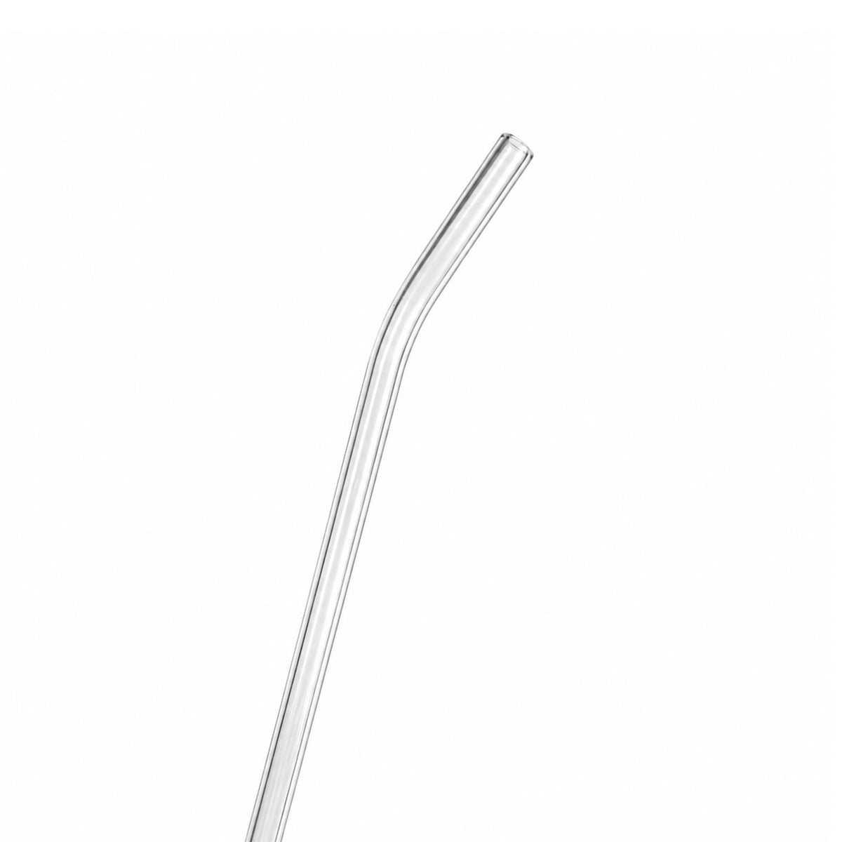 Colored Bent Glass Straw