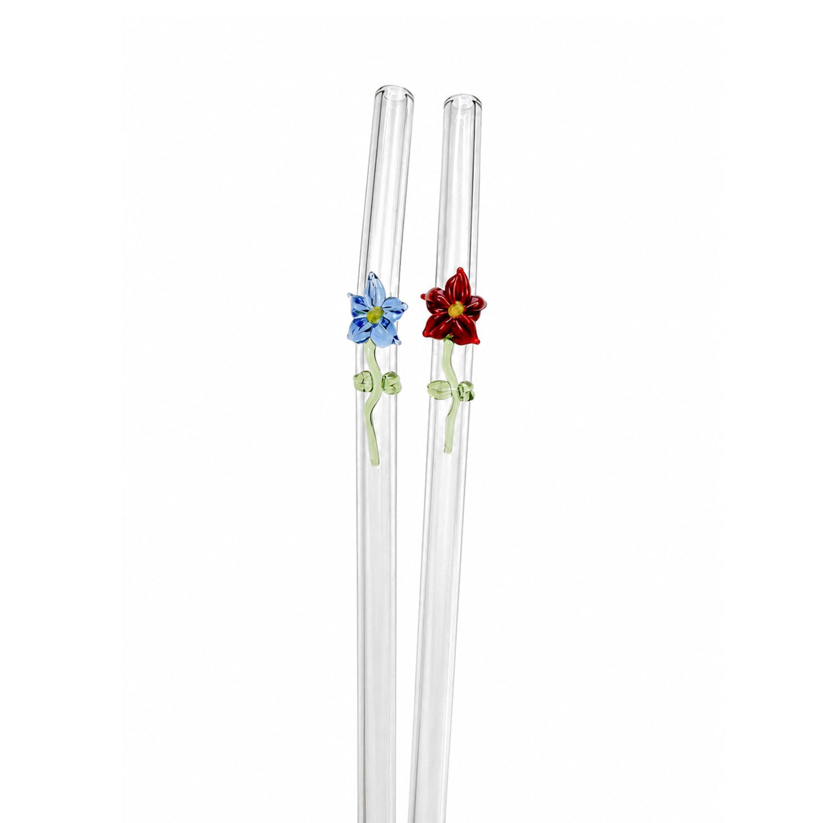 Flower Glass Straw