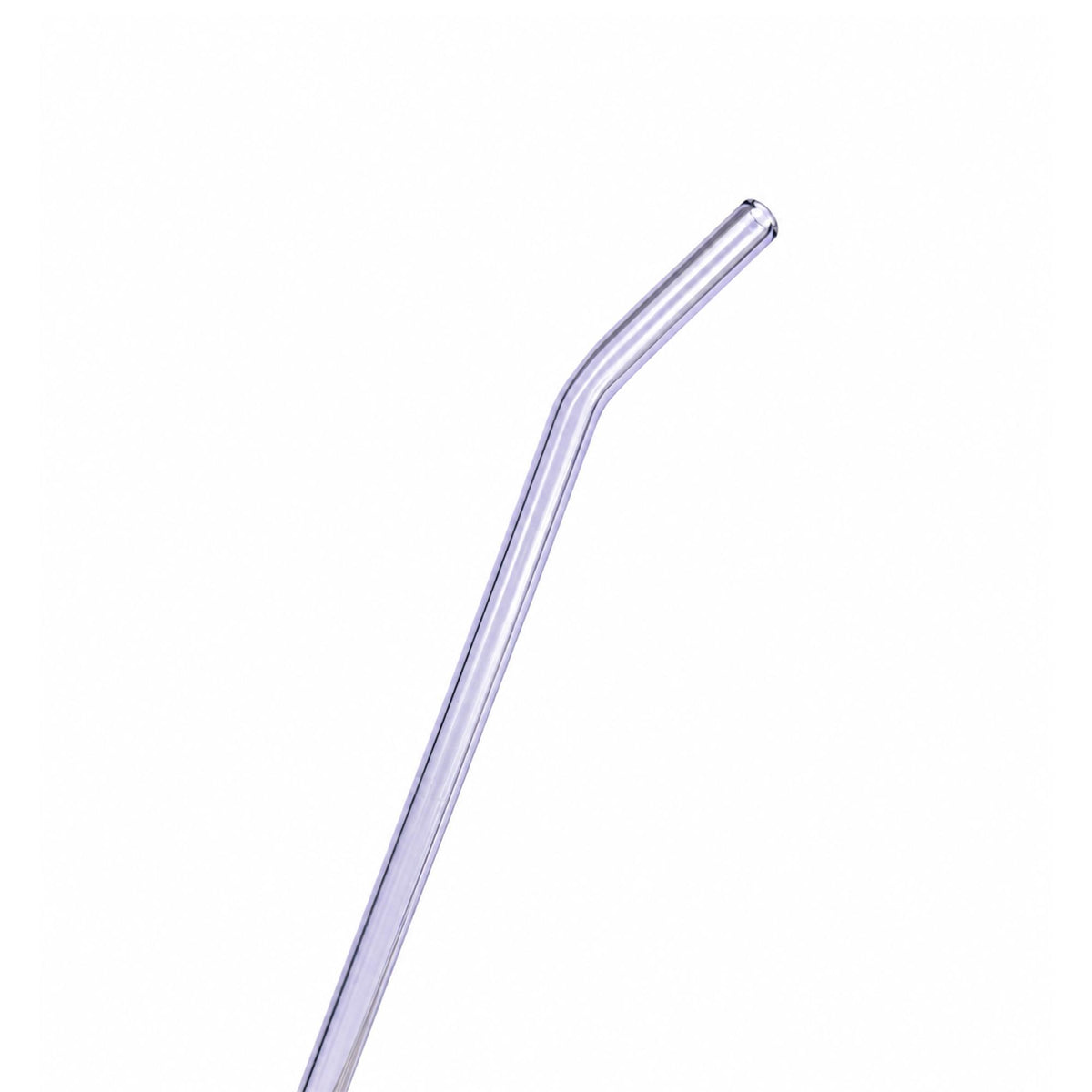 Colored Bent Glass Straw
