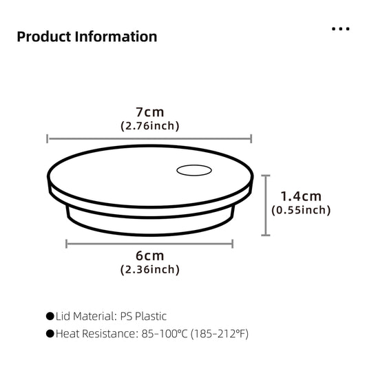 PS Plastic Cup Lid