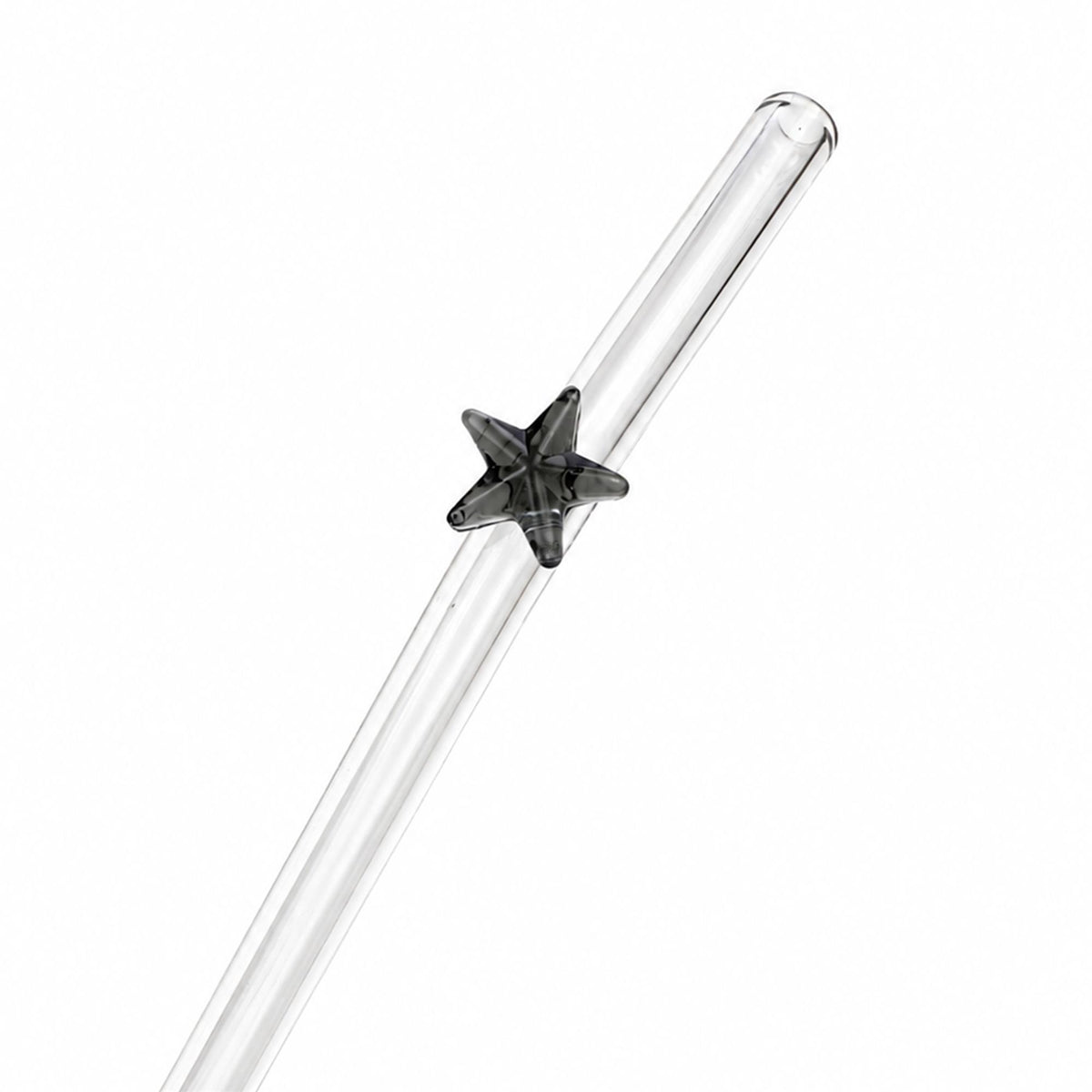 Colorful Star Glass Straw