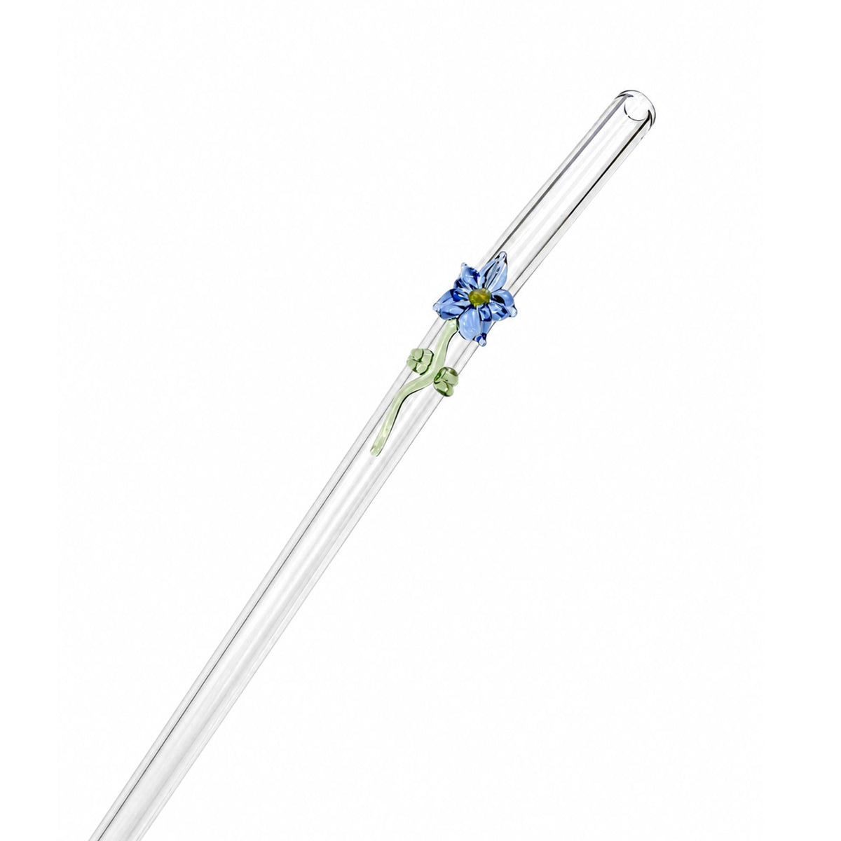 Flower Glass Straw