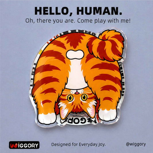 Orange Maine Coon Magnetic Phone Stand
