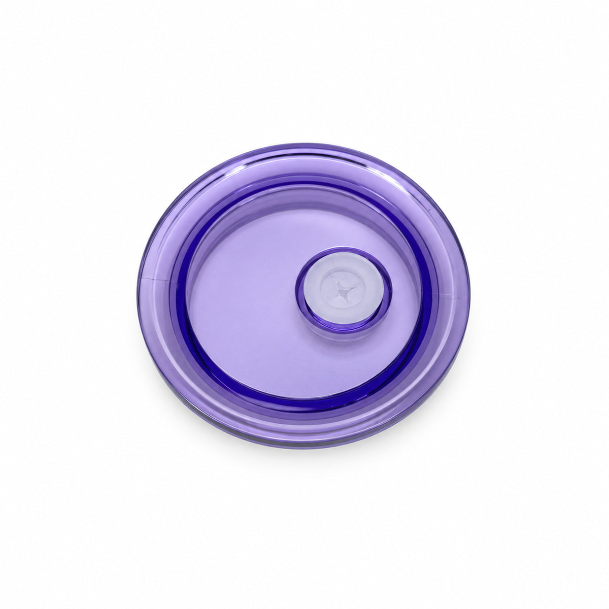 purple replacement tumbler lid with straw hole