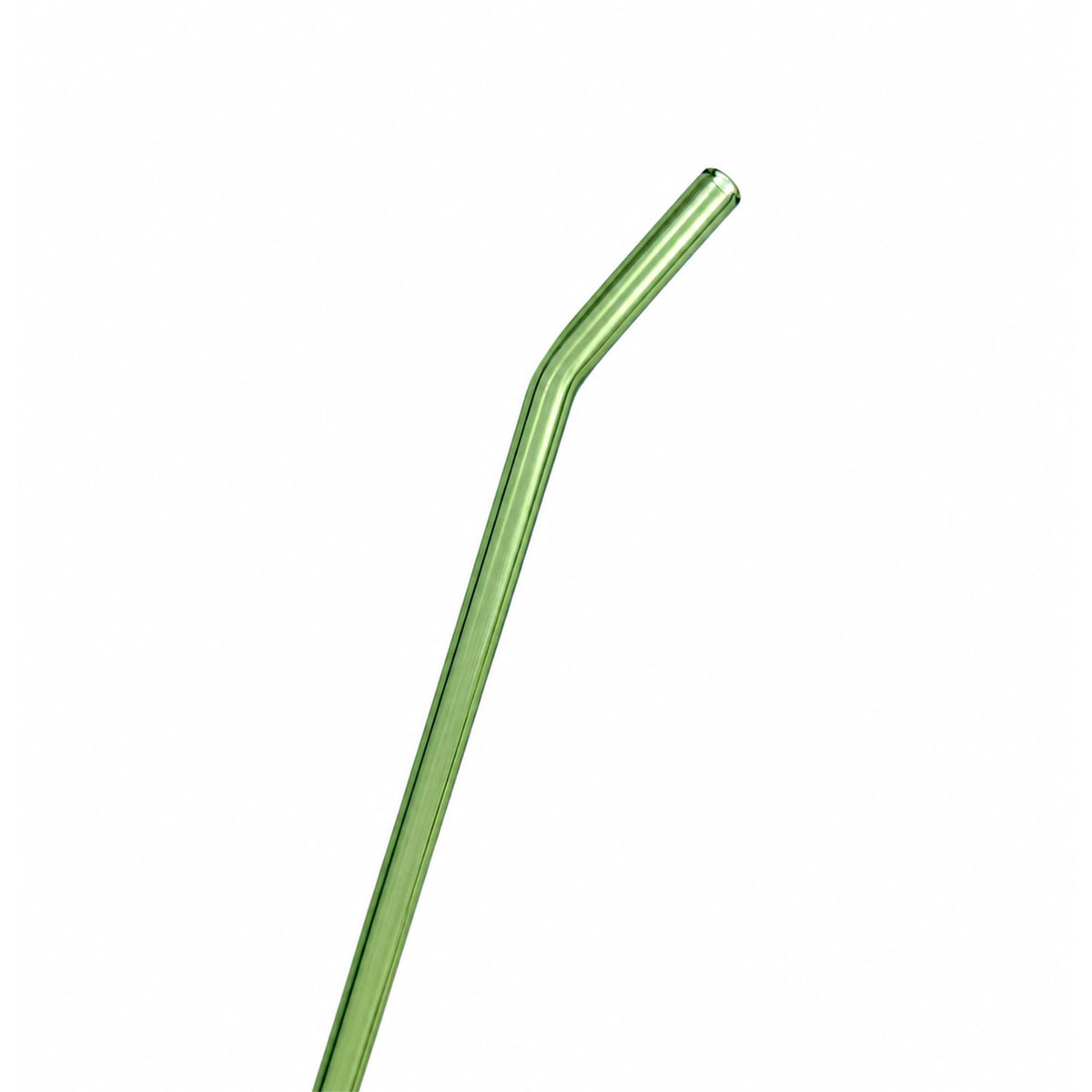 Colored Bent Glass Straw