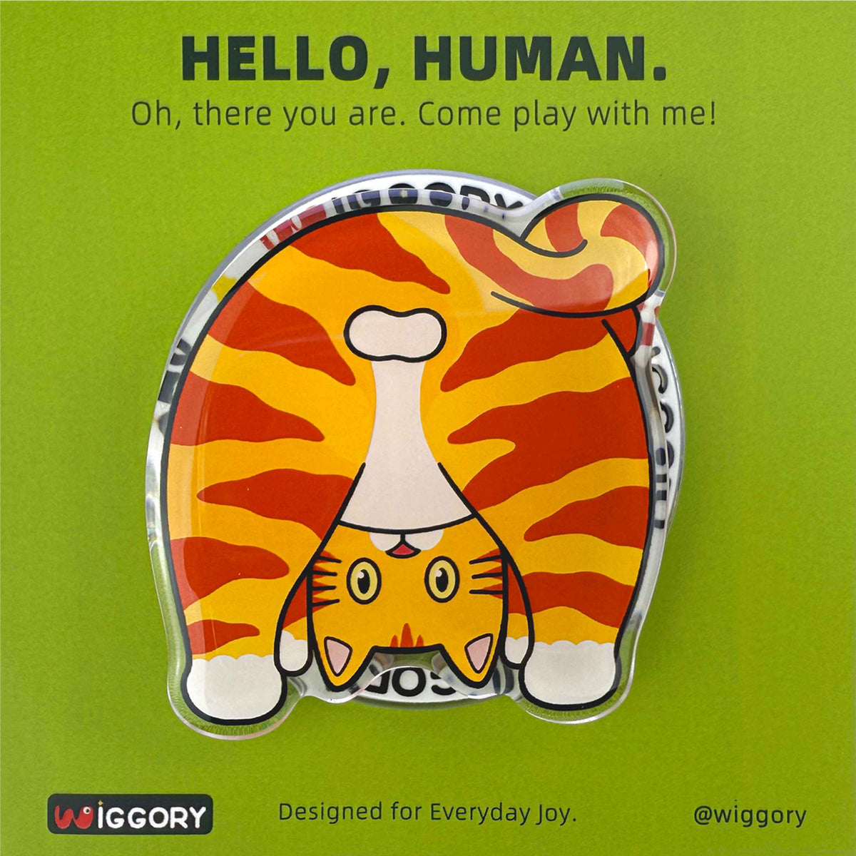 Orange Tabby Cat Magnetic Phone Stand