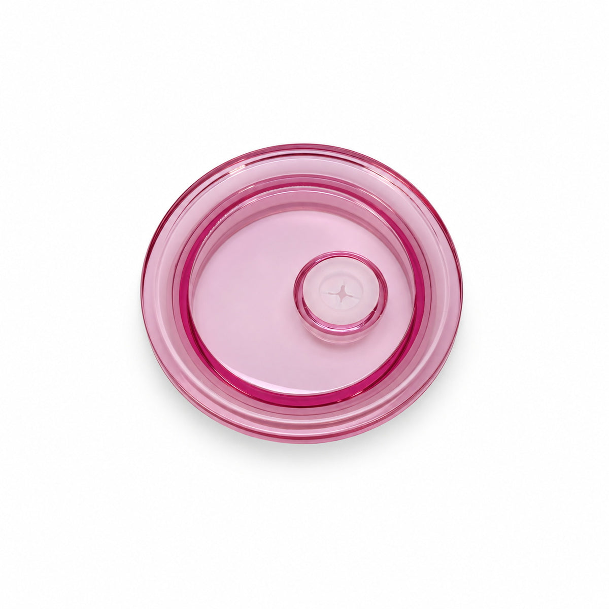 red replacement tumbler lid with straw hole