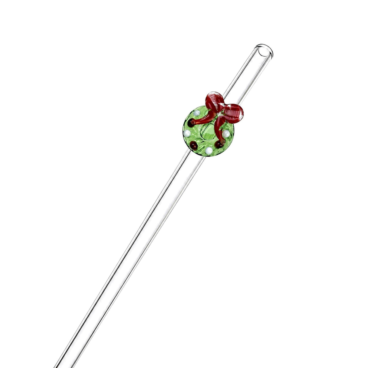 Christmas Glass Straw