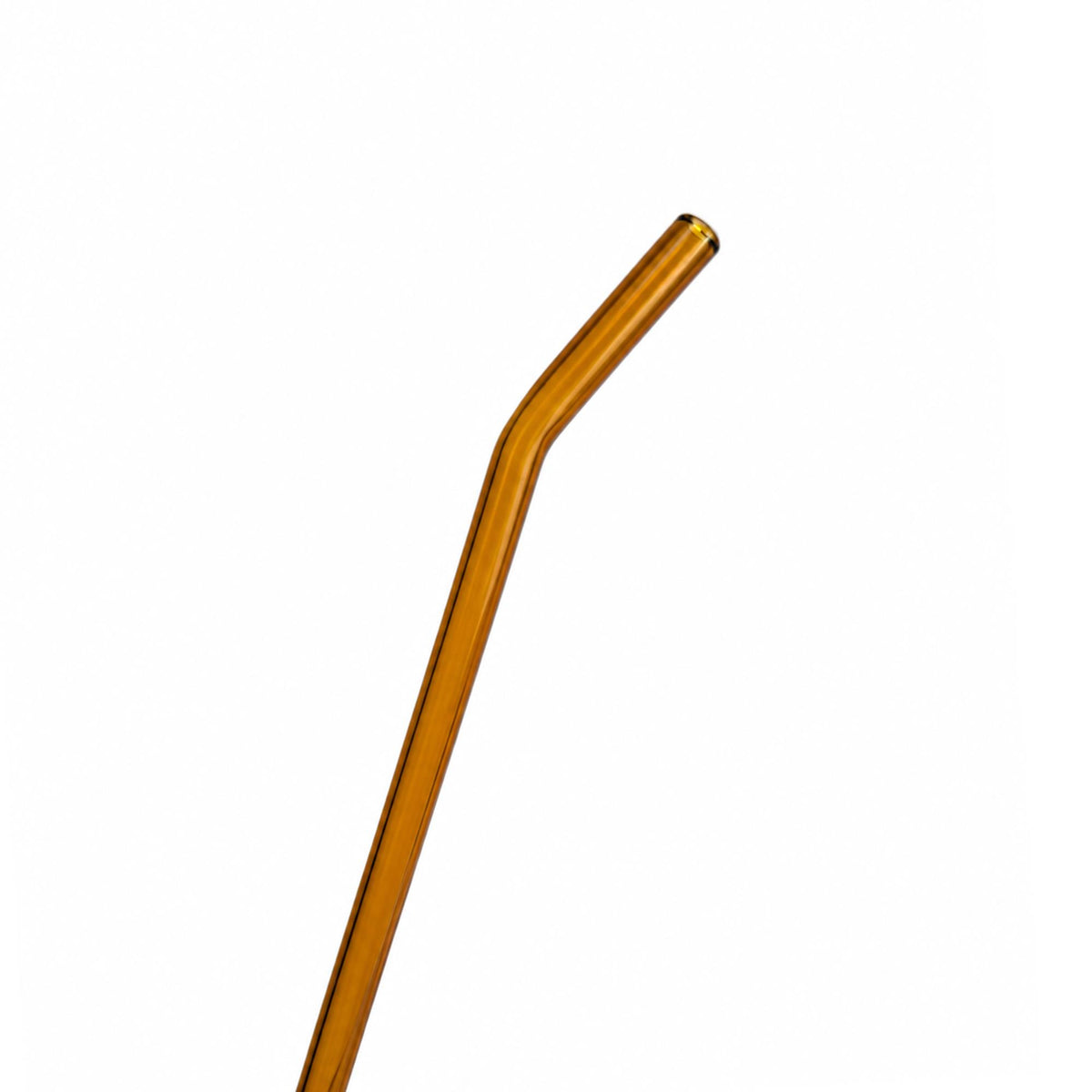 Colored Bent Glass Straw