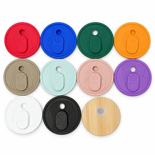 Silicone & Bamboo Lid